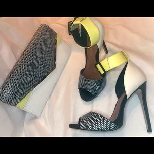 Aldo Stilettos & Matching Handbag
